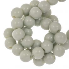 Perles Acryliques (6 mm) Pastel Sage Grey (100 pièces)