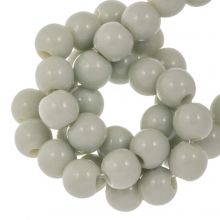 Perles Acryliques (8 mm) Pastel Sage Grey (100 pièces)