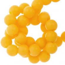 Perles Acryliques Mat (8 mm) Sunrise Yellow (100 pièces)