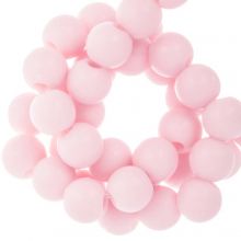 Perles Acryliques Mat (6 mm) Baby Pink (100 pièces)