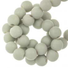 Perles Acryliques Mat (8 mm) Pastel Sage Grey (100 pièces)