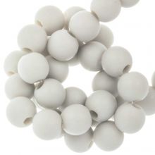 Perles Acryliques Mat (6 mm) Greige (100 pièces)