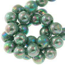 Perles Acryliques (8 mm) Winter Green AB (100 pièces)
