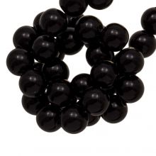 Perles Acryliques (6.5 mm) Black (100 pièces)