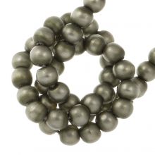 Perles en Verre Cirées Tchèques (2 mm) Matted Powder Green (150 pièces)