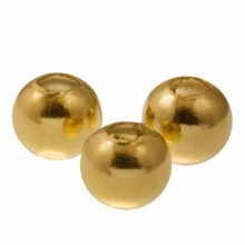 Perles Acier Inoxydable (3 mm) Or (50 pièces)
