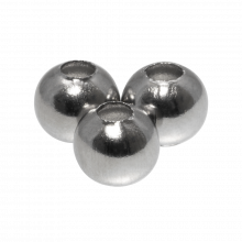 Perles Acier Inoxydable (5 x 4.5 mm) Argent Antique (50 pièces) 
