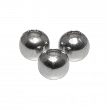 Perles Acier Inoxydable (4 x 3.5 mm) Argent Antique (50 pièces) 