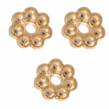 Perles En Métal (6 mm) Or (40 pièces) 