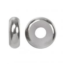 Perles Intercalaires Métal (6 x 2.5 mm) Argent Antique (40 pièces) 