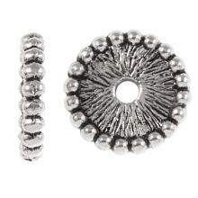 Perles Intercalaires Tibétaines (11.5 x 2 mm) Argent Antique (25 pièces) 