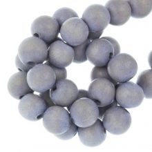 Perles en Bois Look Vintage (6 mm) Stone Blue (140 pièces)