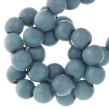 Perles en Bois Look Vintage (6 mm) Pale Steel Blue (140 pièces)