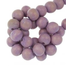 Perles en Bois Look Vintage (6 mm) Pale Violet (140 pièces)