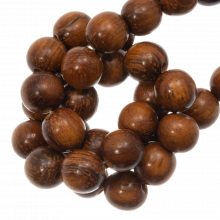 Perles en Bois (8 mm) Bayong (52 pièces)
