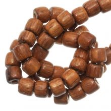 perles en bois naturel coulour marron 5 mm 
