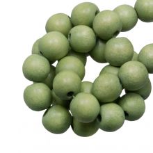 pistachio vert coulour vintage perles en bois 