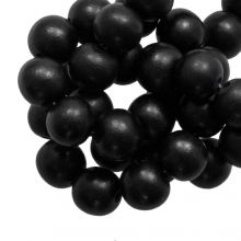 Perles En Bois Look Intense (16 mm) Pitch Black (25 pièces)
