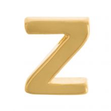 Perle Lettre Alphabet Métal Z (8.5 x 7 x 3 mm) Or (1 pièce)