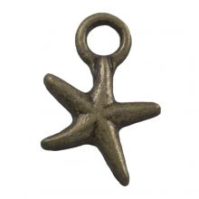 Breloque Étoile de mer (17.5 x 12 x 2 mm) Bronze (25 pièces)