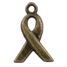 Breloque Ruban (14 x 9 mm) Bronze (25 pièces)