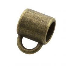 Attache Breloque (Diamètre intérieur 4 mm) Bronze (10 pièces)