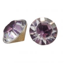 Chaton SS39 (8 mm) Center Lilac (25 pièces)