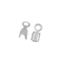 Connecteur Chaîne Strass (2.4 mm) Argent (20 pièces) 