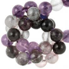 Perles Fluorite (8 mm) 48 pièces
