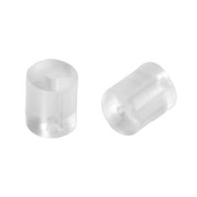 Fermoirs Boucles d'Oreilles Silicone (3 x 3 mm) 50 pièces