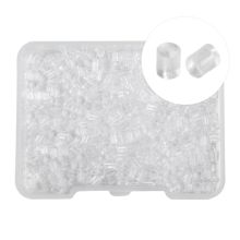 Fermoirs Boucles d'Oreilles Silicone (3 x 3 mm) 500 pièces