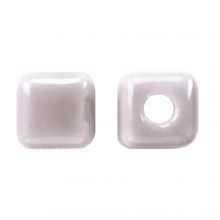 Perles en Céramique Cube (6 x 6.5 mm) Soft Lilac (10 pièces)