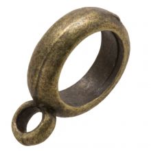 Attache Breloque (Diamètre intérieur 7 mm) Bronze (10 pièces)