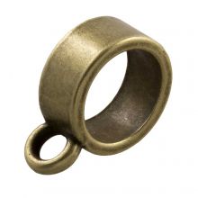 Attache Breloque (Diamètre intérieur 9 mm) Bronze (10 pièces)