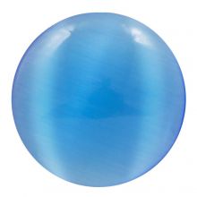 Cabochon Oeil de Chat (14 mm) Dark Blue (2 pièces)