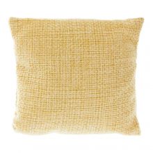 Coussin Bijoux Toile de Jute (7.8 x 7.5 x 4 cm) Yellow Kaki (1 pièce)