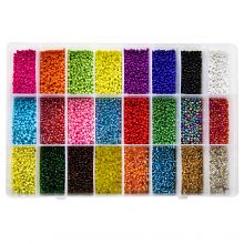 Assortiment XL - Rocailles  (2.5 mm / 24 x 19 grammes) Mix Color 