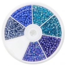Assortiment - Rocailles (3 mm) Mix Color Blue