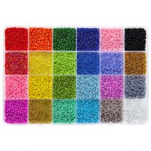 Assortiment XL - Rocailles (2.5 mm / 24 x 12 grammes) Mix Color