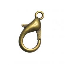 Fermoir Mousqueton (15 mm) Bronze (10 pièces)