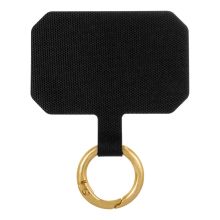 Plaque de fixation Cordon téléphonique avec anneau (Black - Gold) 1 pièces