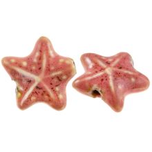 Perles en Céramique Étoile de mer (20 x 21 x 9 mm) Canyon Clay (3 pièces)