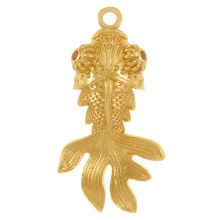 Pendentif Poisson (28 x 15 x 11 mm) 18K Gold Plated (1pièce)