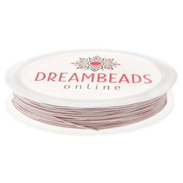 Cordon Élastique (0.5 mm) Old Rose (20 mètres)