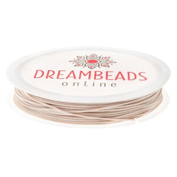 Cordon Élastique (1 mm) Nude (10 mètres)