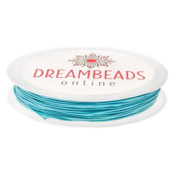 Cordon Élastique (1 mm) Aqua Blue (10 mètres)