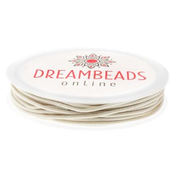 Cordon Élastique (1 mm) Beige (10 mètres)
