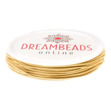 Cordon Satin (2 mm) Aztec Gold (8 mètres)