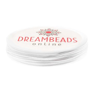 Cordon Satin (1 mm) White (15 mètres)