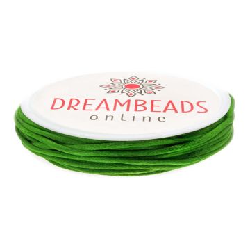 Cordon Satin (2 mm) Kelly Green (8 mètres)